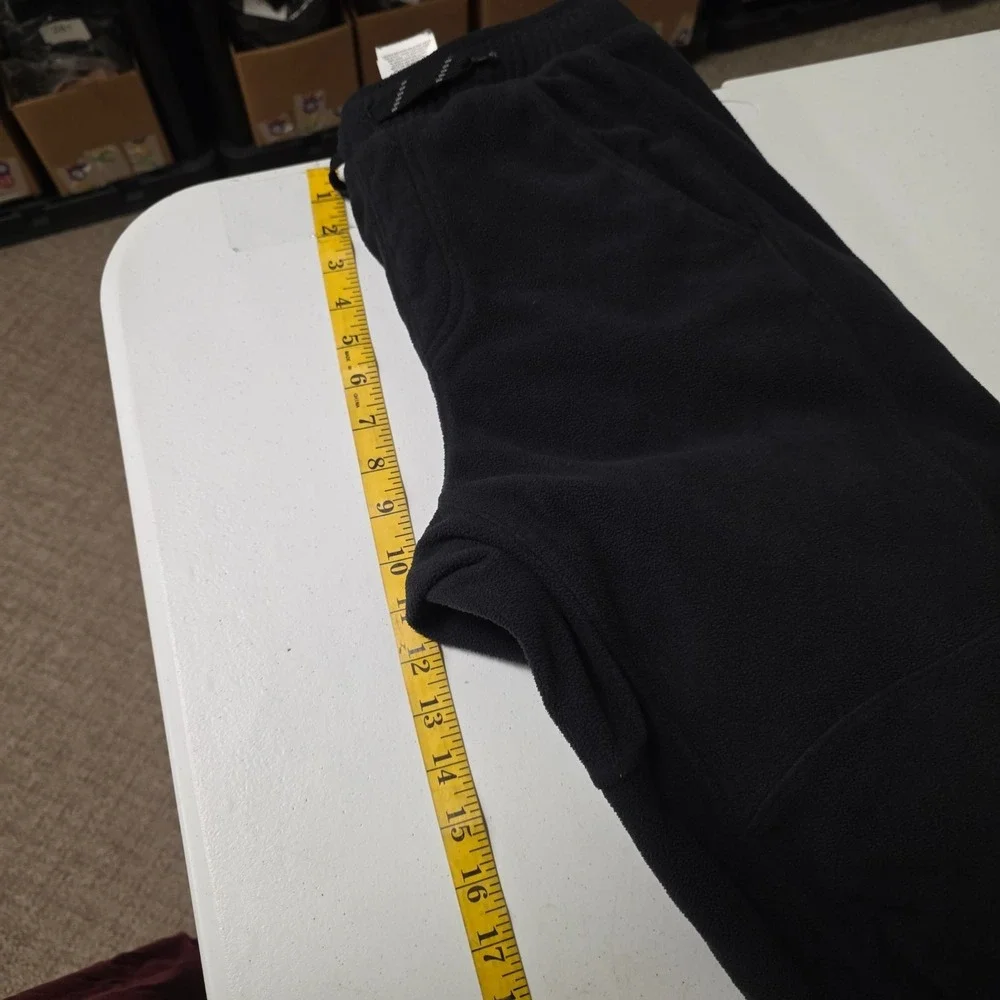 Columbia Mens Omni-wick Fleece‎ Lined Hiking Pants Size S Black Pull On Elastic